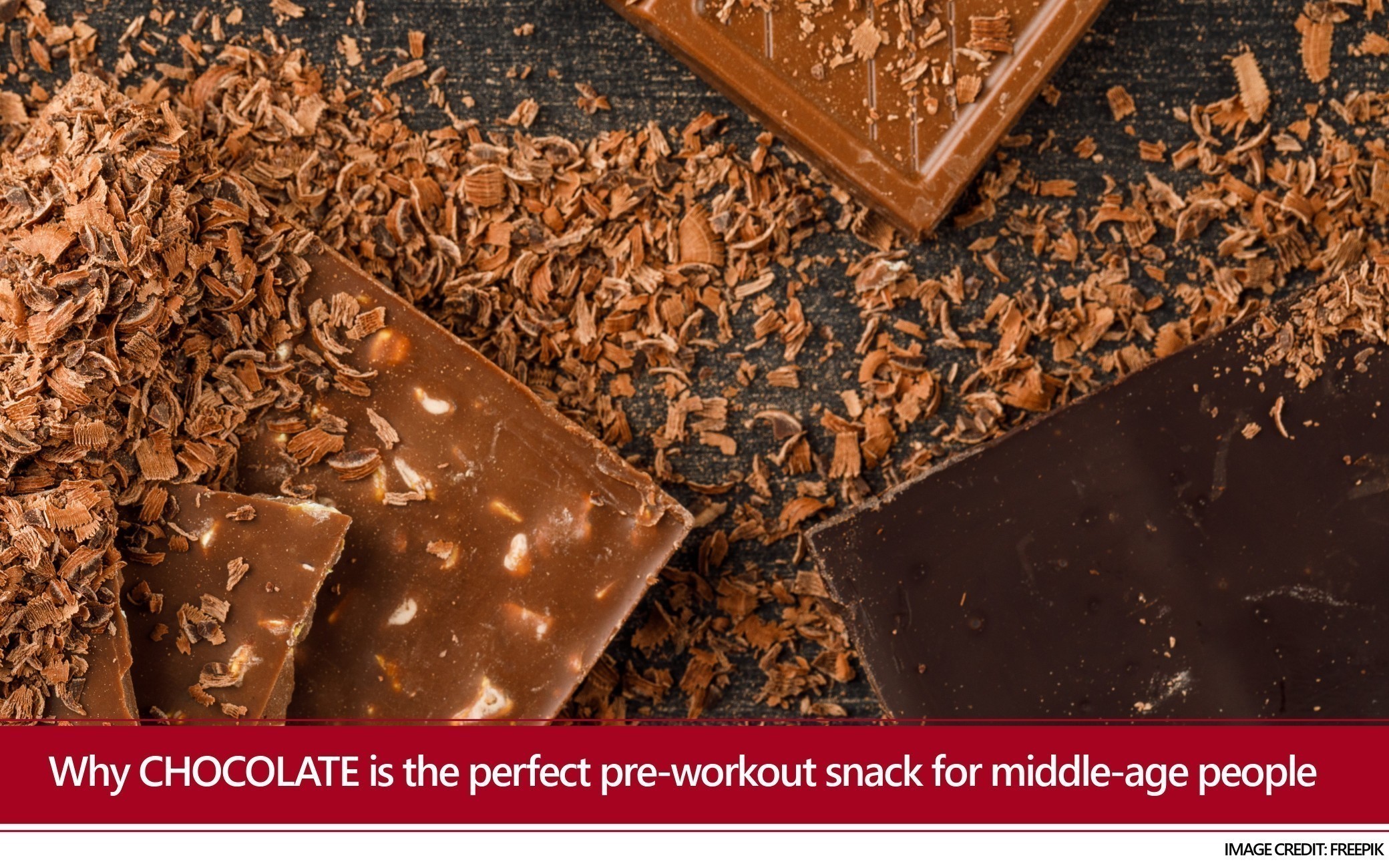 Why CHOCOLATE is the perfect pre-workout snack for middle-aged people: Cocoa increases blood flow and makes exercising easier due to a faster uptake of oxygen, study finds Why CHOCOLATE is the perfect pre-workout snack for middle-aged people: Cocoa increases blood flow and makes exercising easier due to a faster uptake of oxygen, study finds