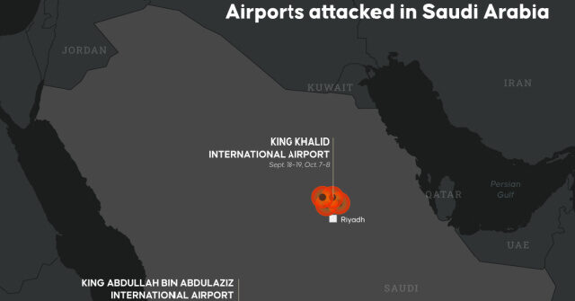 Latest on Houthis Kill 12, Injure 300+ at Riyadh Airport as Trump Weighs Strikes
